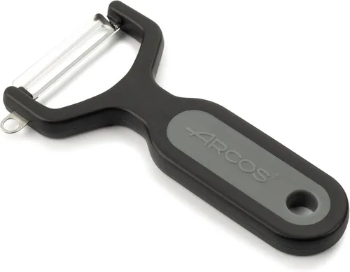 Miniatura 9 de ARCOS Pelador profesional cromado para frutas y verduras. Herramienta de cocina de acero inoxidable de 5.5 pulgadas para corte preciso. Gadget
