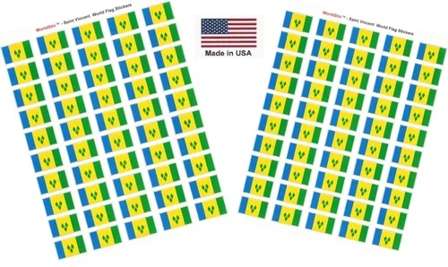 Miniatura 289 de 100 calcomanías de la bandera de Alaska; 1.5" x 1" hechas en Estados Unidos, calcomanías autoadhesivas de la bandera del estado para álbumes