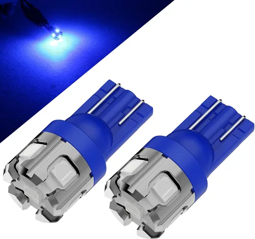 Miniatura 11 de PHINLION 194 foco LED amarillo ámbar súper brillante 168 2825 2827 T10 W5W miniatura focos LED de repuesto para luces de interior de coche, domo