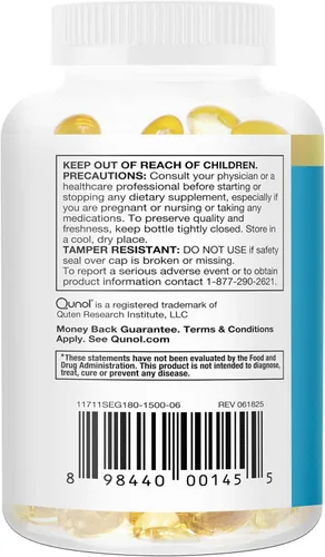 Miniatura 10 de Qunol Mini cápsulas blandas Omega 3 de aceite de pescado, 1000 mg Omega 3 EPA + DHA, suplementos ultra puros, apoyo para la salud cardíaca, sabor a