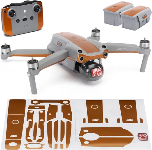 Miniatura 17 de WRAPGRADE Funda compatible con DJI Air 2S Color de acento B (Airforce Silver)