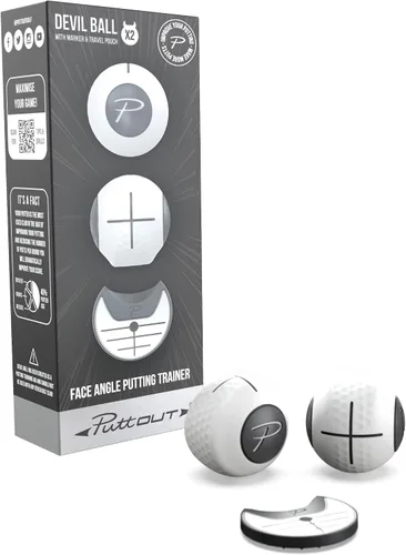 Miniatura 10 de PuttOUT Entrenador de Ángulo de Cara Devil Ball - Perfecciona tu Putting
