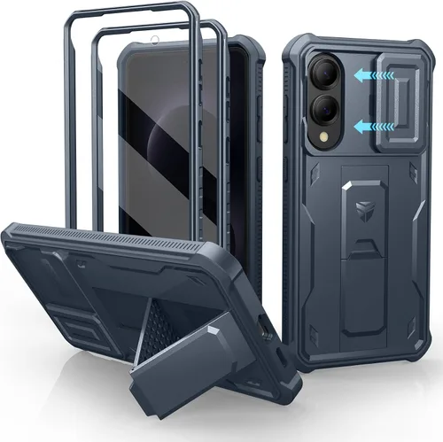 Miniatura 37 de Dexnor Funda para Samsung Galaxy S24 con Cubierta Deslizante Integrada para Cámara y Protector de Pantalla y Soporte, Funda Resistente a los Golpes