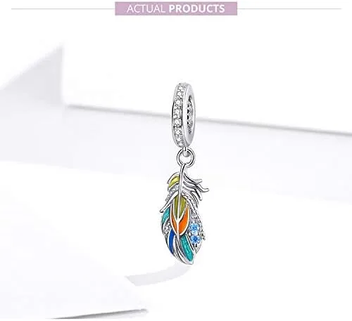 Miniatura 6 de Eternalll Jewellery - Abalorio original de plata de ley 925 con circonita cúbica, diseño de huella de perro