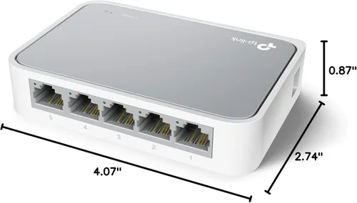Miniatura 2 de Learning Resources TL-SF1005D TP-Link 5-Puertos Conmutador Ethernet Rápido No Administrado Plug and Play Escritorio