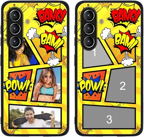 Miniatura 490 de Funda de teléfono personalizada para Samsung Galaxy S22+ / S22 Plus 5G, funda de TPU suave de vidrio templado antiarañazos personalizada con foto