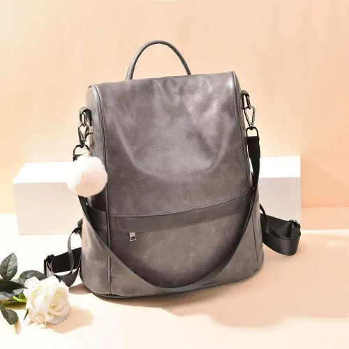 Miniatura 6 de CHERUTY Women Backpack Purse PU Leather Anti-theft Casual Shoulder Bag Fashion Ladies Satchel Bags