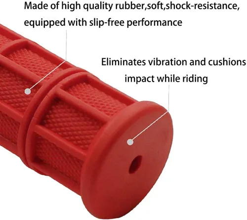Miniatura 3 de BAIONE Empuñaduras de Manillar de Motocicleta Worldmotop, Empuñaduras Antideslizantes de Goma Suave, Empuñaduras de 7/8" 22mm 24mm de Reemplazo