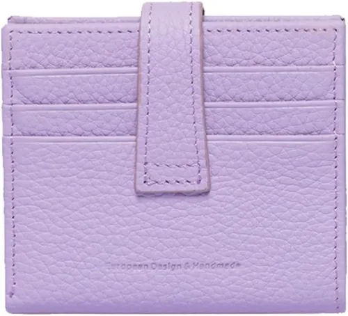 Miniatura 99 de Grande -3803 Cartera unisex, Azul (Iced Blue), Cartera delgada de cuero con cierre a presión pequeño