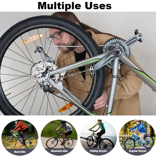 Miniatura 7 de Kit de reparación de cadena de bicicleta, cadena de bicicleta de 6/7/8 velocidades con alicates de eslabones de bicicleta, rompedor