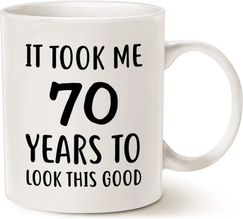 Miniatura 5 de MAUAG Divertida taza de café de cumpleaños, con texto en inglés "It Took Me 30 Years to Look This Good", el mejor regalo de 30 cumpleaños
