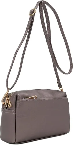 Miniatura 26 de FashionPuzzle Triple Zip Small Crossbody Bag