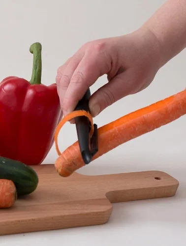 Miniatura 3 de El mejor pelador de verduras: pelador de verduras de cerámica de Cestari Kitchen - Pelador profesional con hoja de cerámica afilada de afeitar