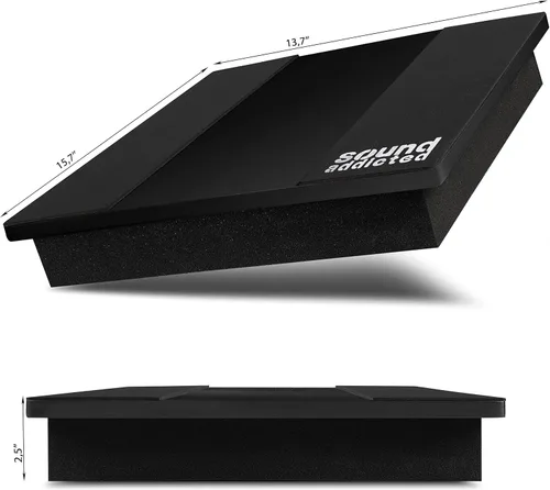 Miniatura 2 de Sound Addicted VibeBoss P10 - Plataforma de aislamiento acústico adecuada para subwoofers de 8 a 10 pulgadas (13.7 x 15.7 x 2.5 pulgadas)