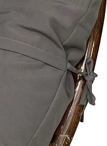 Miniatura 3 de Cojín redondo grueso para silla Papasan de 15.7 x 15.7 in, cojín de suelo extraíble para exteriores, cojín para silla Papasan al aire libre, cojín