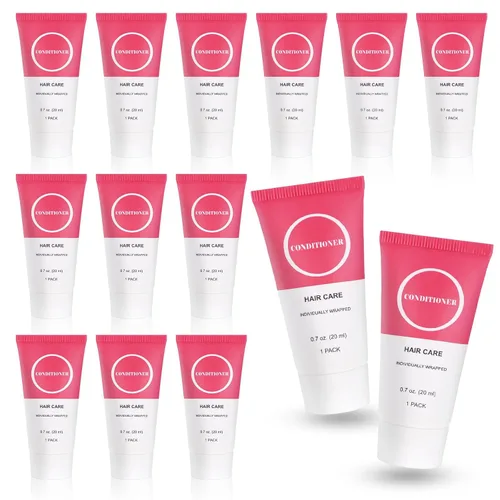 Miniatura 9 de Acondicionador de tamaño de viaje a granel envuelto individualmente, mini muestra de cabello, acondicionador de prueba para hombres y mujeres