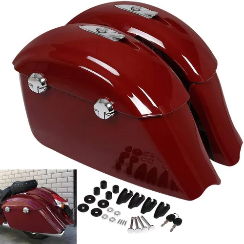 Miniatura 13 de Bolsa de Sillín TCMT con Cierre Electrónico Compatible con Indian 2015-2025 Roadmaster 2016-2025 Springfield 2014-2018 Chieftain 2018-2020 Chieftain