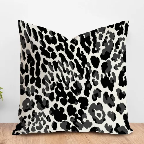 Miniatura 8 de ArogGeld Funda de almohada para sofá, guepardo y leopardo, estampado de leopardo, funda de cojín decorativa de granja para sala de estar