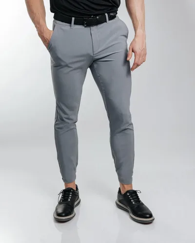Miniatura 7 de Primo Pantalón deportivo de golf, ligero elástico en cuatro direcciones, 4 bolsillos, cintura interior de gel, tobillos con cremallera elástica