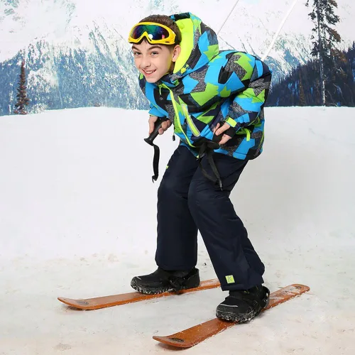 Miniatura 4 de Chaqueta de esquí para niños, chaqueta de nieve, trajes de invierno impermeables al viento