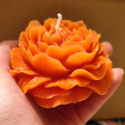 Miniatura 6 de Paquete de 2 moldes de vela de silicona con forma de flor, moldes de vela de columna de flores de rosas 3D para hacer cilindros de velas, moldes