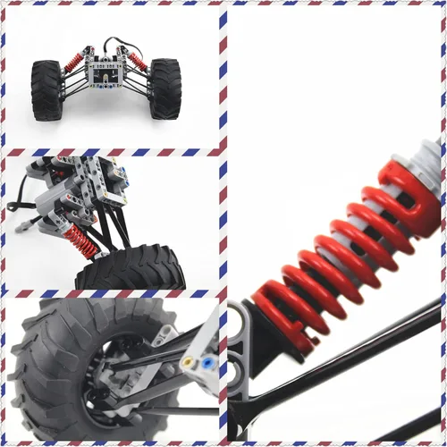 Miniatura 4 de Technical Parts - Accesorios de suspensión para vehículos con neumático de 107 x 44 pulgadas, juego de piezas técnicas compatibles con todas