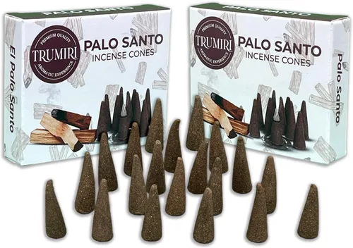 Miniatura 9 de TRUMIRI Incienso ámbar – Paquete de 20 conos (2 x 10) – Incienso de cono perfumado