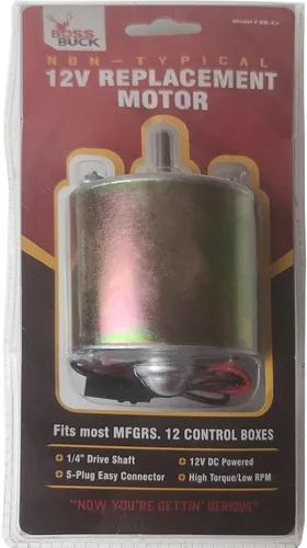 Miniatura 3 de Boss Buck Motor grande de alta resistencia de 12 V - Dispositivo versátil de dispensación de alimentación con conector S-Plug para kit