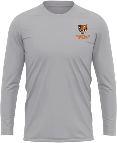 Miniatura 297 de Camisa deportiva de manga larga oficial de la NCAA Collegiate para hombre, con logotipo en el pecho izquierdo, colección Athletic Heather