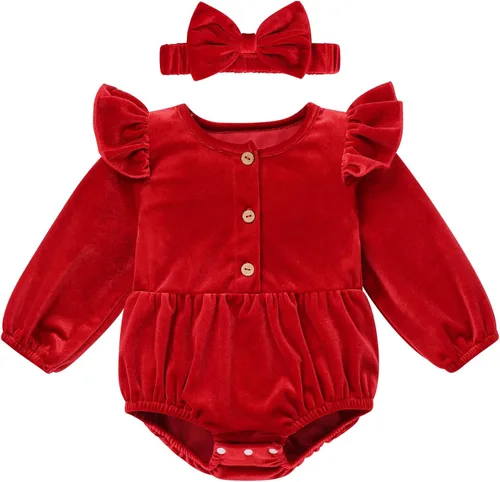 Miniatura 5 de AWIBMK Vestidos de Navidad para mamá y yo, vestido de terciopelo de manga larga, otoño, invierno, Navidad, vacaciones, mamá, hija, trajes a juego