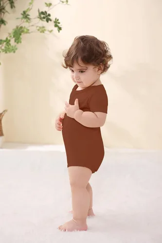 Miniatura 6 de GUISBY Body de rayón de manga corta para bebés de 0 a 24 meses