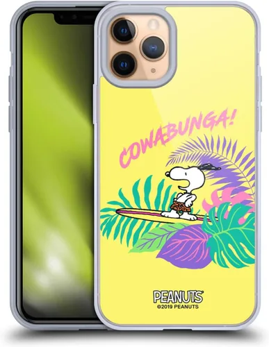 Miniatura 189 de Head Case Designs Peanuts Tropical Surf Snoopy Aloha Disco Gel Funda con licencia oficial [protección de grado militar] compatible con Apple iPhone