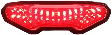 Luces traseras LED secuenciales integradas Lente de humo para Yamaha FZ-09 15-17 FJ-09 19-20 Tracer 900 2014-2016