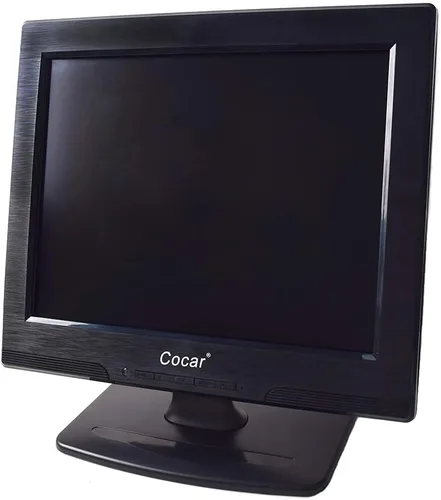 Miniatura 2 de Cocar Monitor de CCTV, monitor de seguridad LCD de 12 pulgadas, HDMI, VGA, AV y BNC 4:3, pantalla de computadora HD, pantalla LCD con 2 altavoces