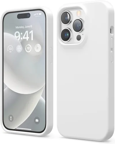 Miniatura 29 de elago Compatible con Funda para iPhone 14 Pro, Funda de Silicona Líquida, Cubierta Protectora de Cuerpo Completo, A Prueba de Golpes, Funda Delgada