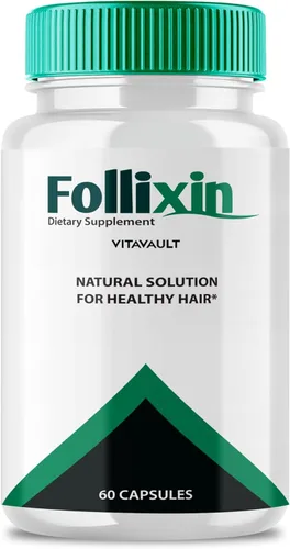Follixin Cápsulas de crecimiento del cabello, píldoras de suplemento de salud capilar Follixin, máxima fuerza, nutre el cabello Follixin, fortalece