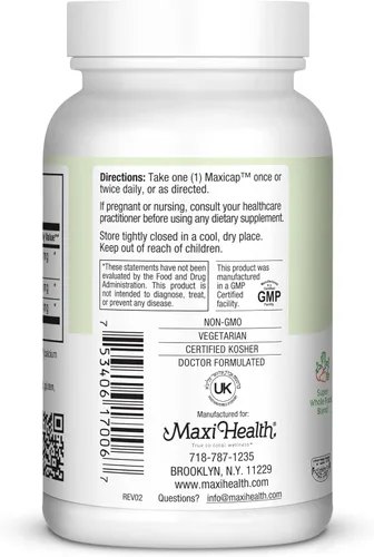 Miniatura 3 de Maxi-Health CranMax Supreme Cranberry Suplemento Cápsulas - Tracto urinario y apoyo inmunológico - 60 unidades - 1 mes de suministro