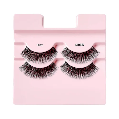 Miniatura 10 de KISS Looks So Natural - Pestañas postizas, ligeras y cómodas, tecnología de extremo ahusado, reutilizables, libres de crueldad, compatibles