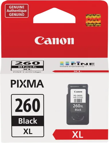 Miniatura 2 de Canon Cartucho de tinta negra PG-260XL y paquete económico de tinta de color CL-261XL Compatible con impresoras TR7020, TS6420, TS5320