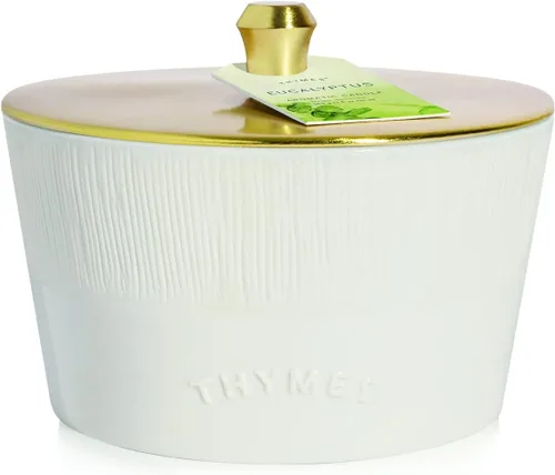 Miniatura 10 de Thymes Vela aromática en tarro - Vela perfumada de lavanda para una fragancia casera relajante - Velas blancas mates (7.5 oz)