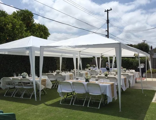 Miniatura 7 de Quictent toldo para fiestas de 10 x 30 pies, carpa para bodas, cenador con paredes laterales extraíbles y elegante iglesia