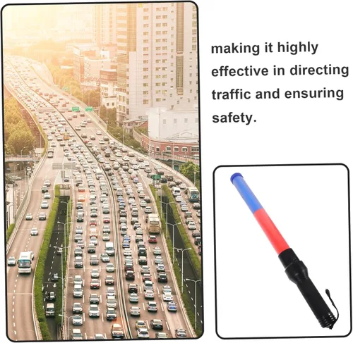 Miniatura 5 de MAGICLULU Tráfico luminoso reutilizable LED Cheering Stick para conciertos Alertas de emergencia Control de tráfico Eventos comunitarios