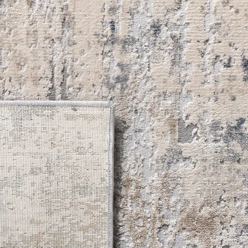 Miniatura 8 de SAFAVIEH Invista Collection - Alfombra decorativa de 4 x 6 pies, color crema y gris, diseño abstracto moderno, no desprende pelusa y de fácil