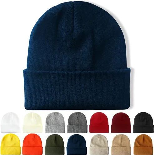 Miniatura 9 de NPQQUAN Beanie for Men Women Winter Hats for Mens Beanie Cuffed Knit Beanies Skull Cap