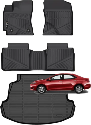 Miniatura 97 de Tapetes de piso para todo clima y forro de carga con respaldo para Chevrolet Suburban de 7 asientos 2021-2025 / GMC Yukon XL de 7 asientos