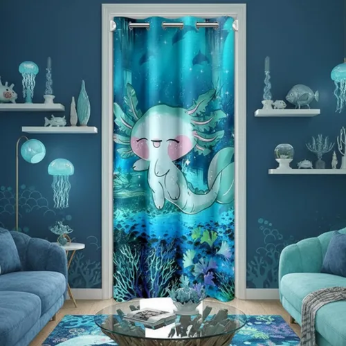 Miniatura 50 de Castle Fairy Cortina con estampado de piel de vaca para jóvenes adultos, diseño abstracto de piel de vaca blanca y granate, cortina opaca