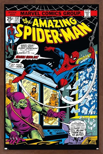 Miniatura 5 de Marvel Comics Spider-Man - Póster de pared Amazing Spider-Man #137, 22.4 pulgadas de largo x 14.7 pulgadas de ancho, versión premium sin marco