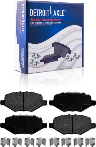 Miniatura 6 de Detroit Axle - Kit de freno trasero para Ford Flex Taurus Explorer Police Interceptor Sedan Utility Lincoln Special Service Police Sedan MKT MKS