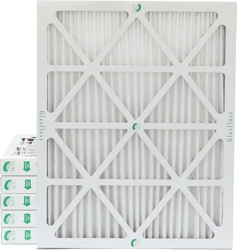 Miniatura 6 de Glasfloss Filtros de aire plisados MERV 10 (FPR 5-6) de 15 x 20 x 1 pulgadas, caja de 6. tamaño real: 14-1/2 x 19-1/2 x 7/8