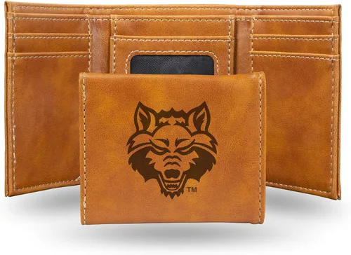 Miniatura 45 de NCAA Rico Industries - Billetera triple grabada con láser, con grabado láser, accesorio para hombre